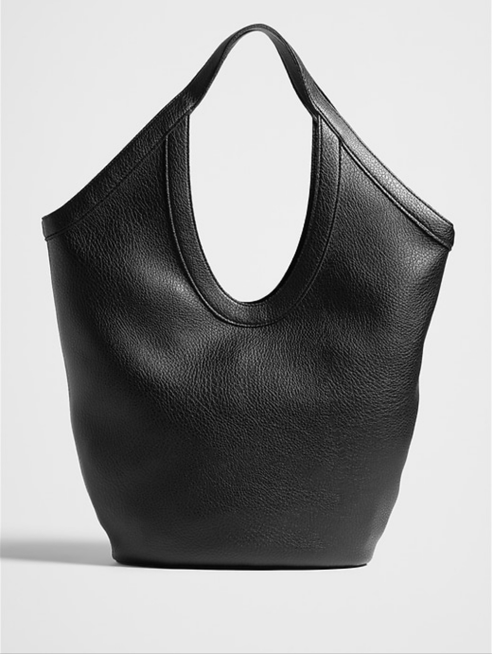 Banana Republic Vegan Leather Modern Hobo Tote